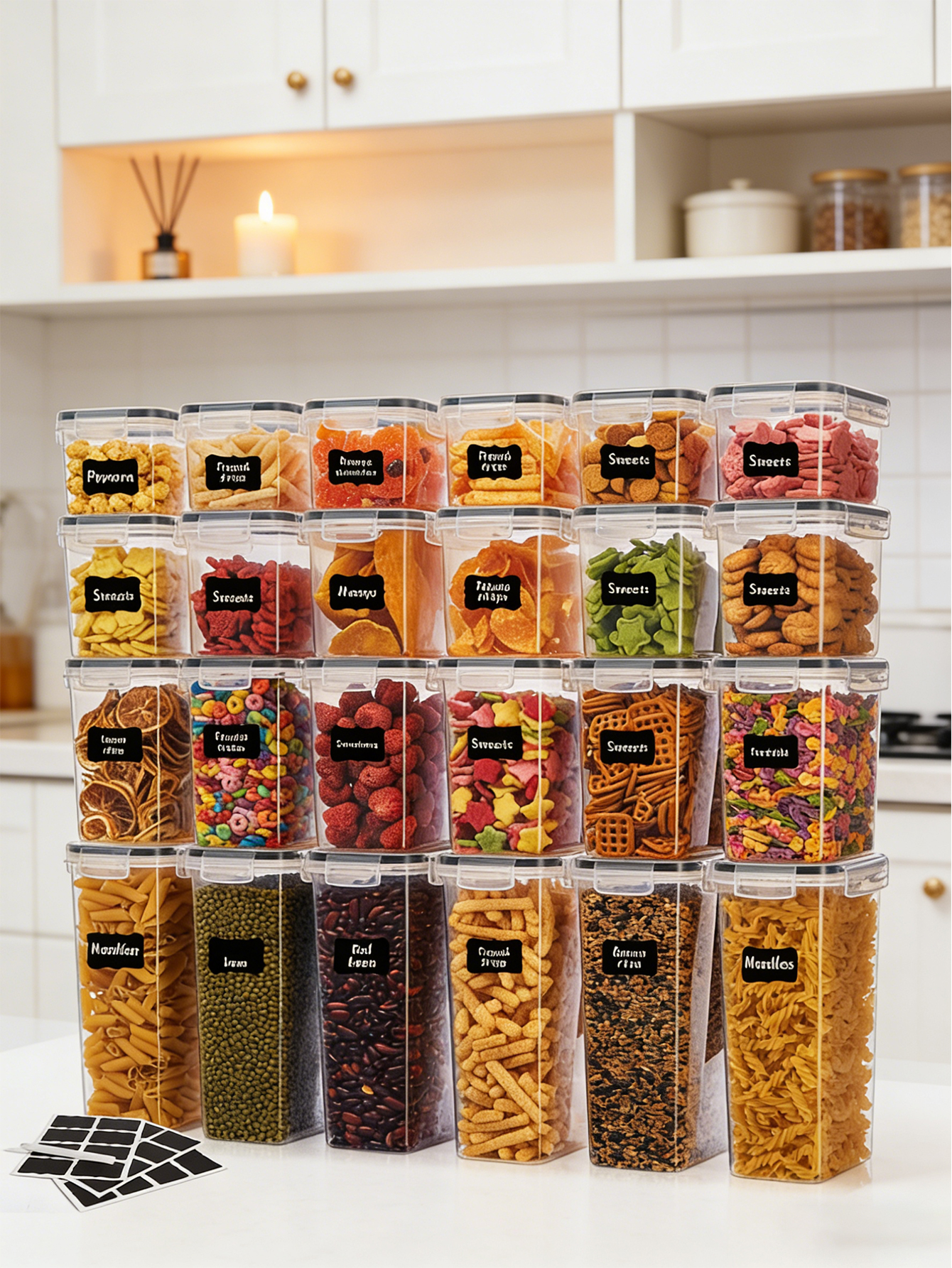 Kitchen Gadgets Pasta - 12PCS-kitchen gadgets, sealed pasta boxes with