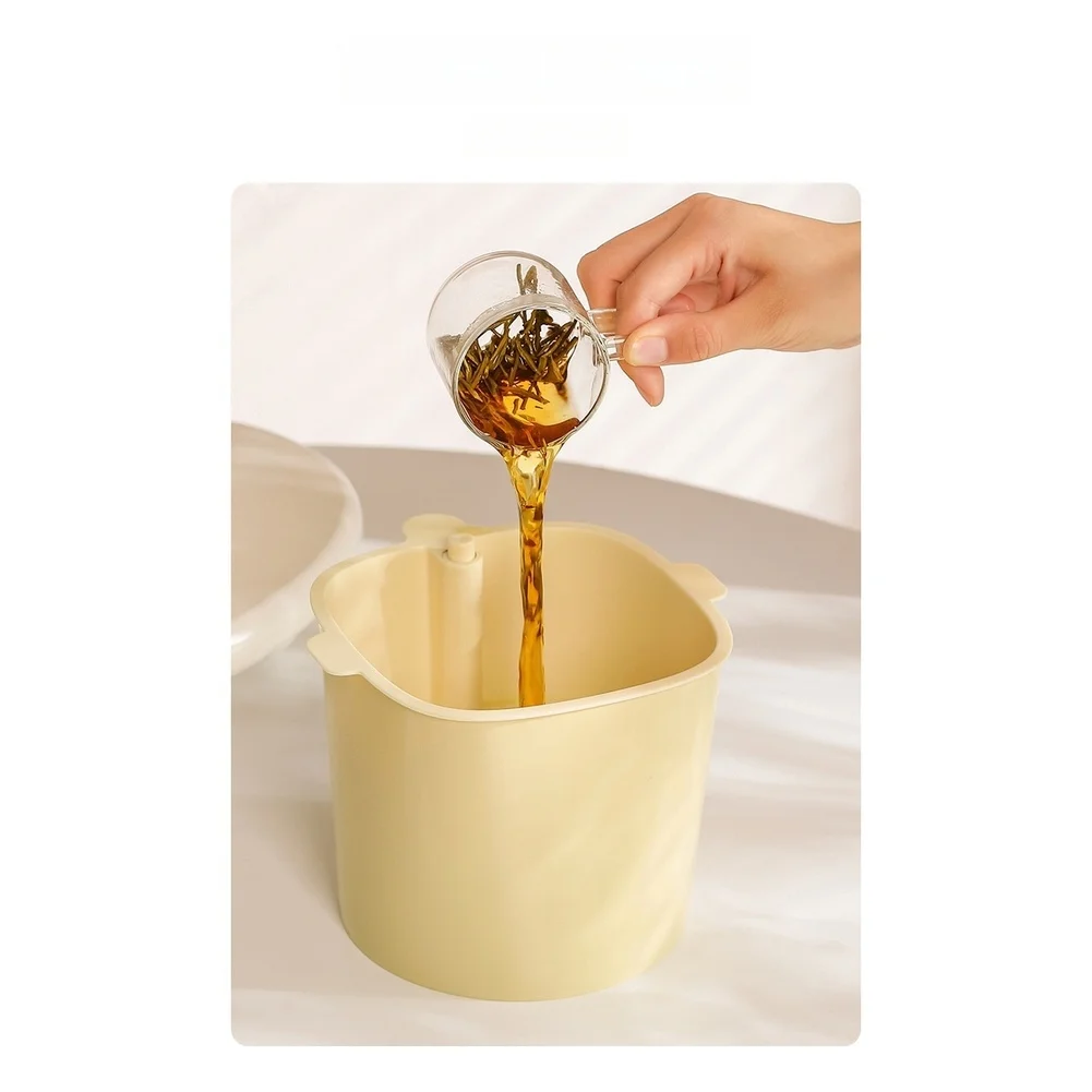 Kitchen Gadgets Home Party - Tea Brewing Station Beige Desktop Drain