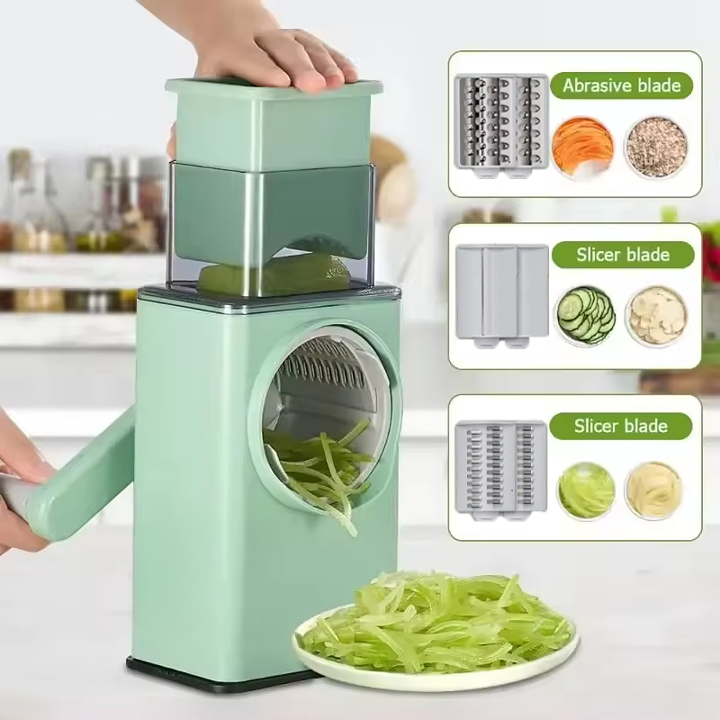 Cheese Grater Box - 1pc Multi purpose hand cranked vegetable