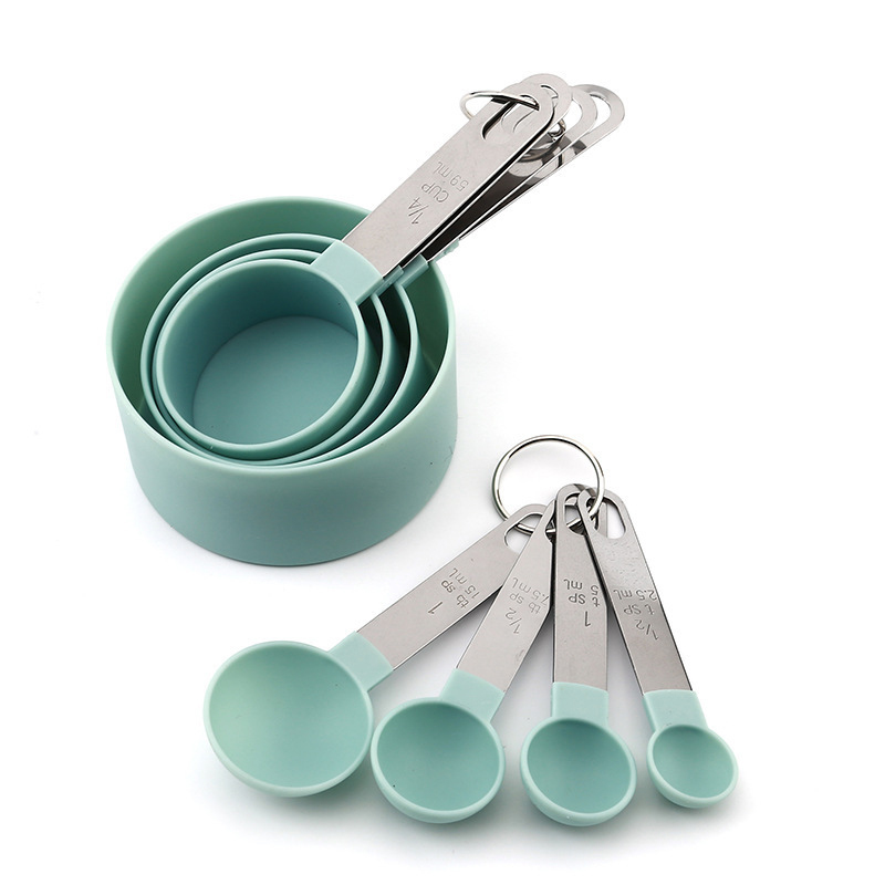 8PCS Measuring Cups Spoons Set - Kitchen Gadgets Everyone Needs บทวิจารณ์และราคา