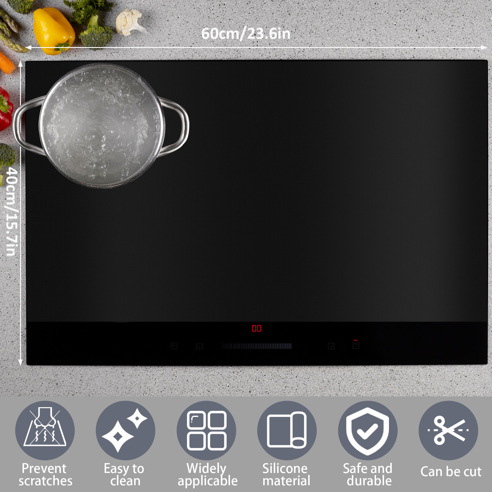 Induction Cooker Cover Silicon - Kitchen Gadgets Everyone Needs บทวิจารณ์และราคา