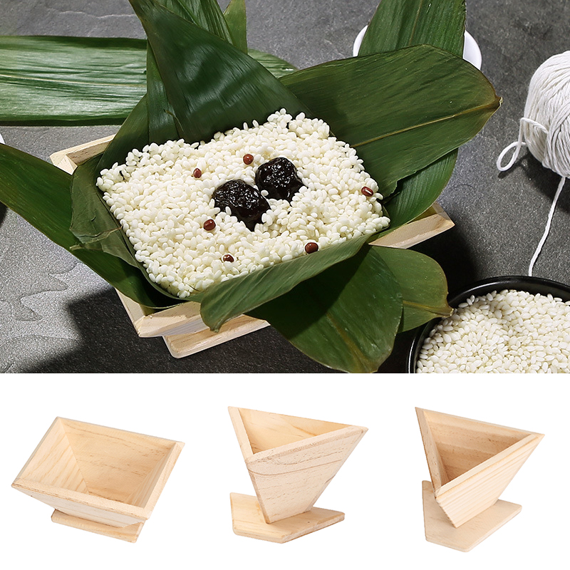 Wooden Zongzi Mold Dragon Boat - Kitchen Gadgets Dumpling Maker บทวิจารณ์และราคา