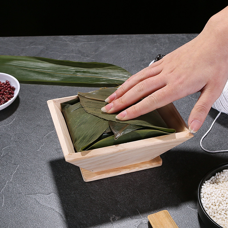 Wooden Zongzi Mold Dragon Boat - Kitchen Gadgets Dumpling Maker บทวิจารณ์และราคา
