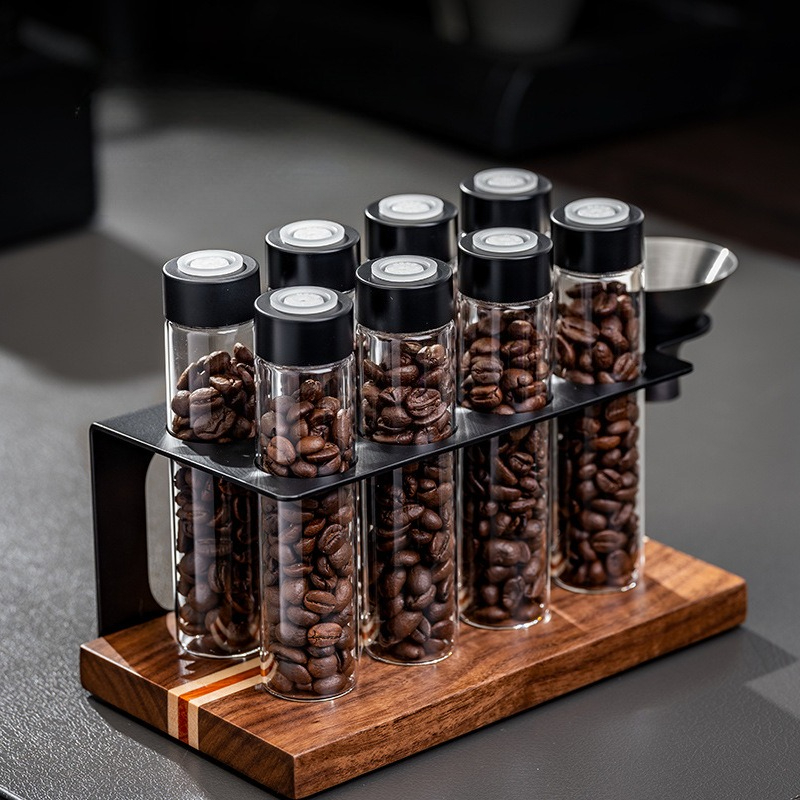 JUSTINLAU Glass Coffee Bean St - Kitchen Gadgets Organizer บทวิจารณ์และราคา