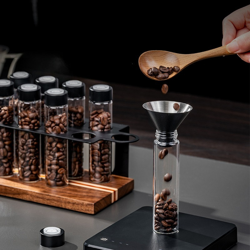 JUSTINLAU Glass Coffee Bean St - Kitchen Gadgets Organizer บทวิจารณ์และราคา