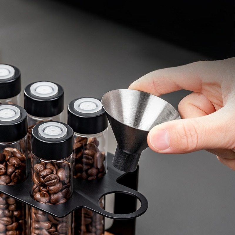 JUSTINLAU Glass Coffee Bean St - Kitchen Gadgets Organizer บทวิจารณ์และราคา