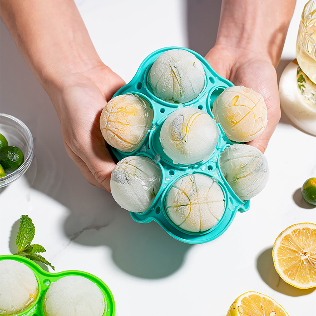 1pc Spherical Silicone Ice Gri - Kitchen Gadgets Design บทวิจารณ์และราคา
