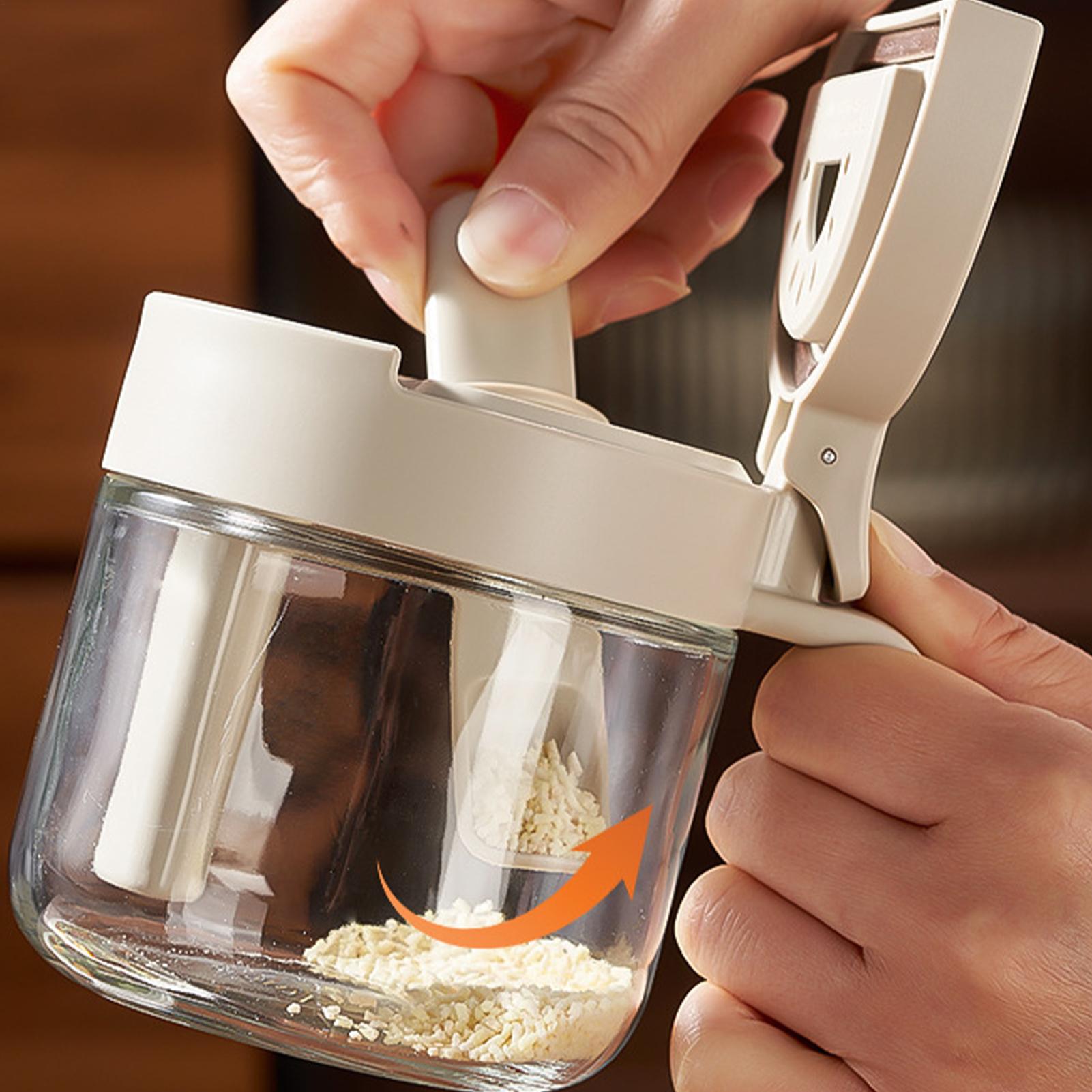 Seasoning Bottles with Spoon C - Kitchen Gadgets Organizer บทวิจารณ์และราคา