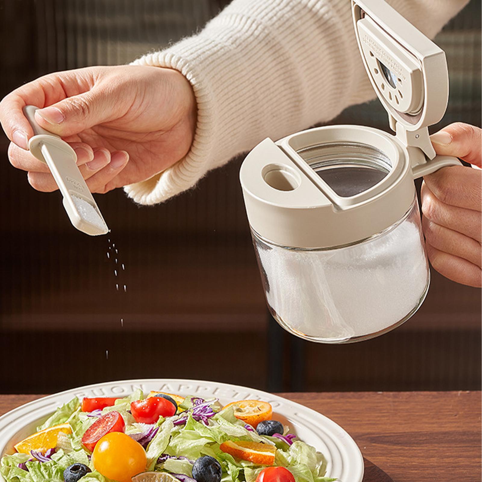 Seasoning Bottles with Spoon C - Kitchen Gadgets Organizer บทวิจารณ์และราคา