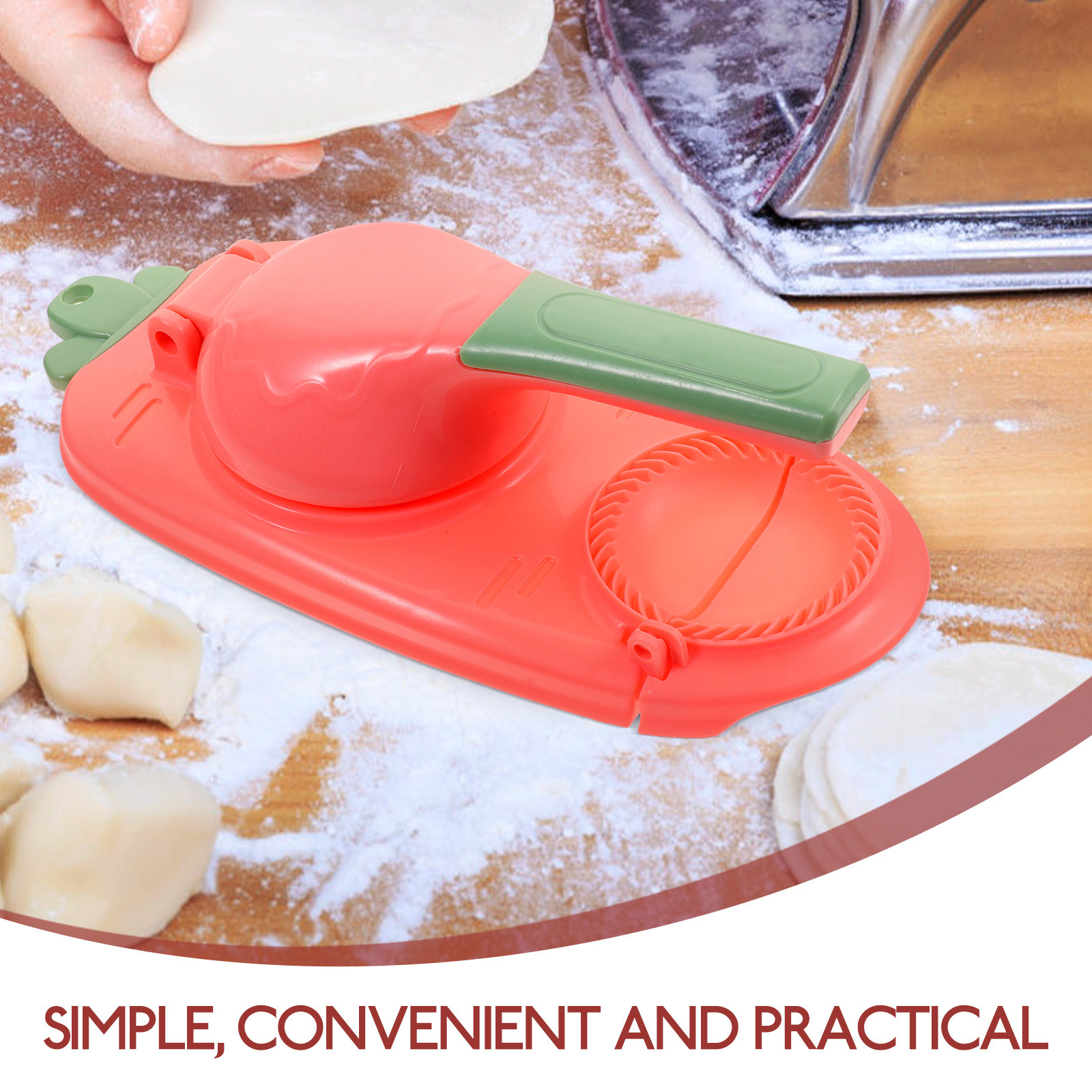 1Set Dumpling Presser Manual D - Kitchen Gadgets Dumpling Maker บทวิจารณ์และราคา