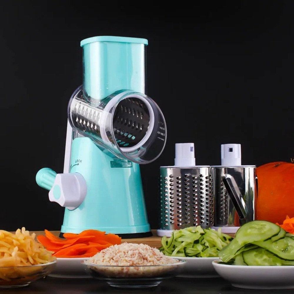 3-in-1 Rotary Food Slicer Chop - Cheese Grater Box บทวิจารณ์และราคา