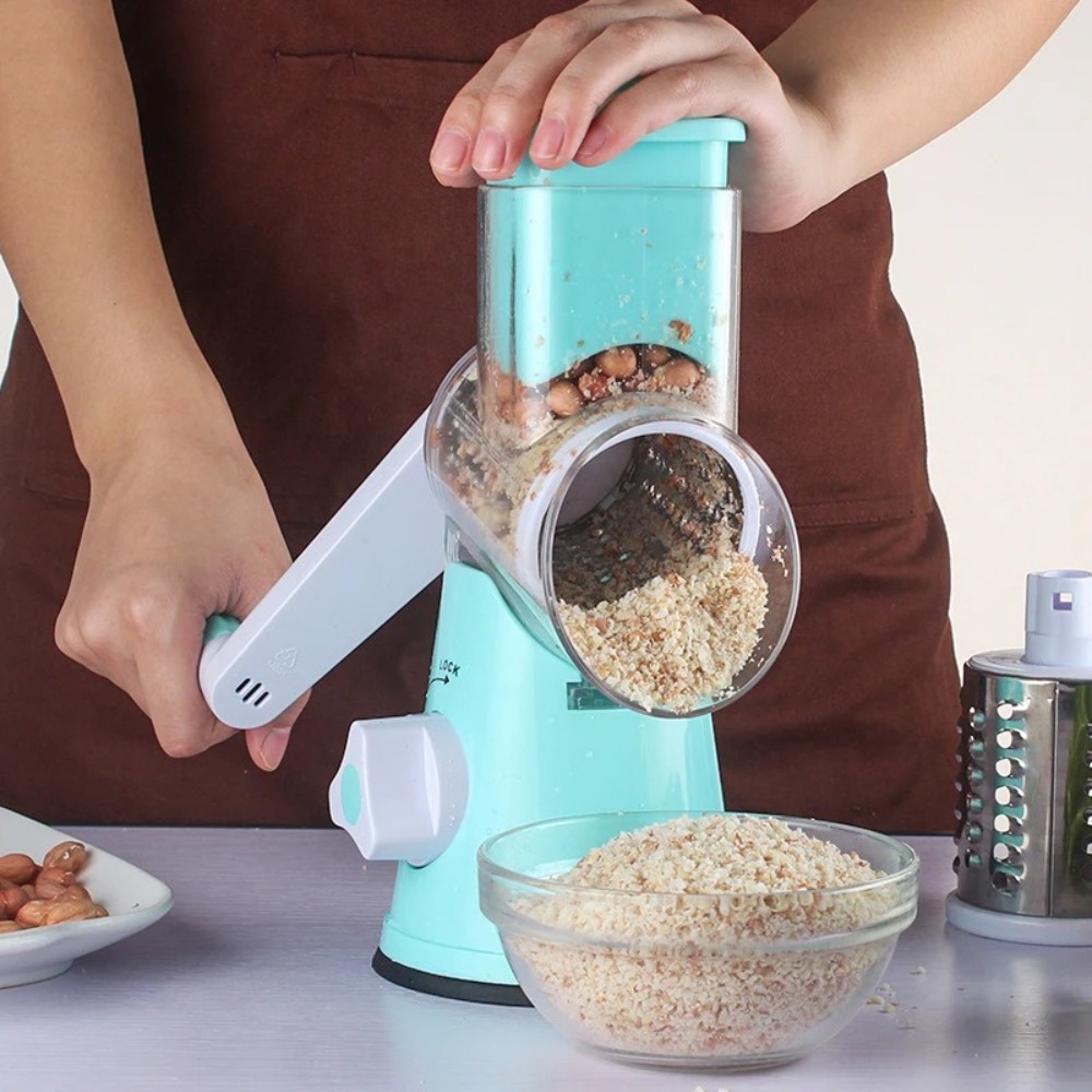 3-in-1 Rotary Food Slicer Chop - Cheese Grater Box บทวิจารณ์และราคา