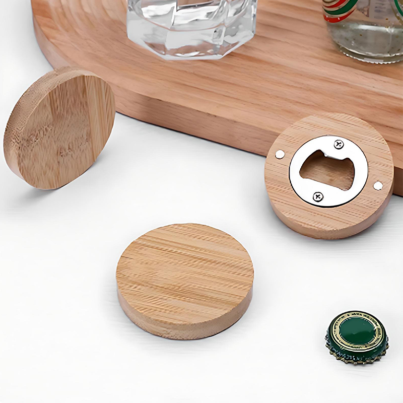 1/2PCS Round Bottle Opener Woo - Kitchen Gadgets Home Party บทวิจารณ์และราคา