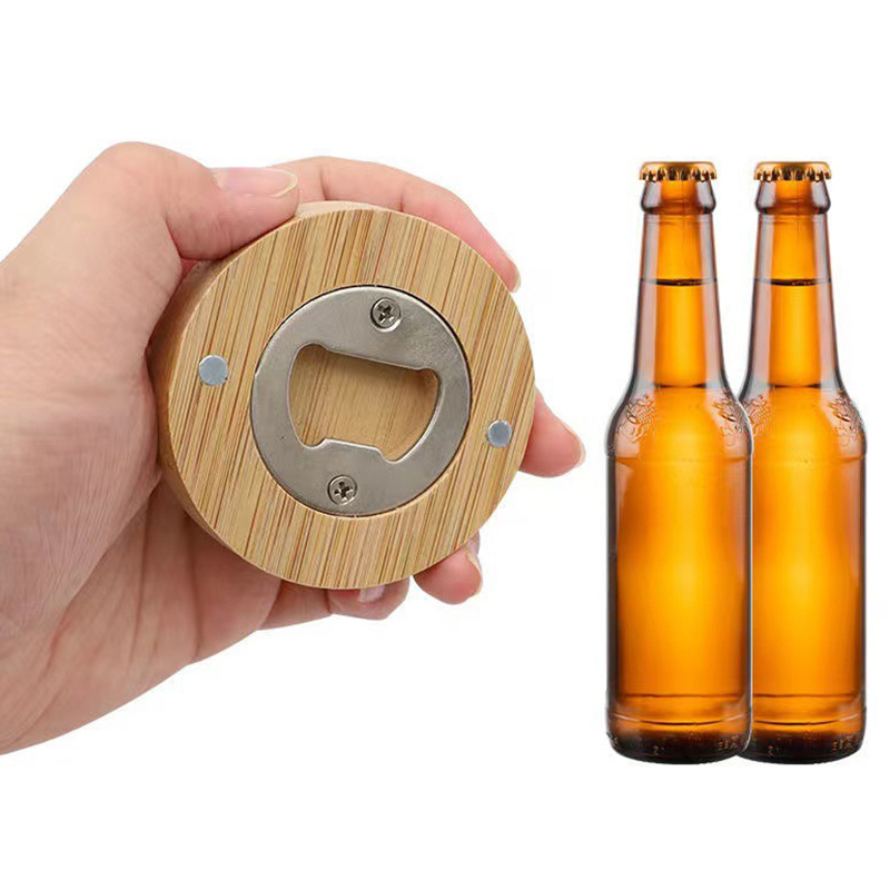 1/2PCS Round Bottle Opener Woo - Kitchen Gadgets Home Party บทวิจารณ์และราคา