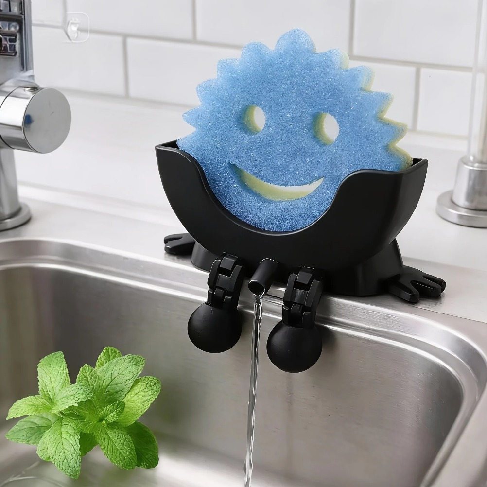 Drainable Soap & Sponge Holder - Kitchen Gadgets Organizer บทวิจารณ์และราคา