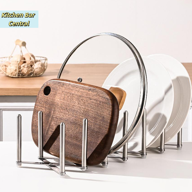 【Pot Lid Tableware Storage Rac - Kitchen Gadgets Holder บทวิจารณ์และราคา