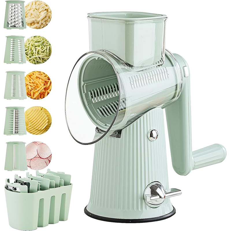 5 in 1 Rotary Cheese Grater wi - Cheese Grater Box บทวิจารณ์และราคา