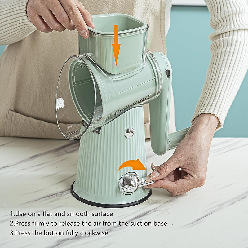 5 in 1 Rotary Cheese Grater wi - Cheese Grater Box บทวิจารณ์และราคา