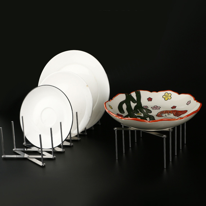1pc Stainless Steel Dish Rack  - Kitchen Gadgets Holder บทวิจารณ์และราคา