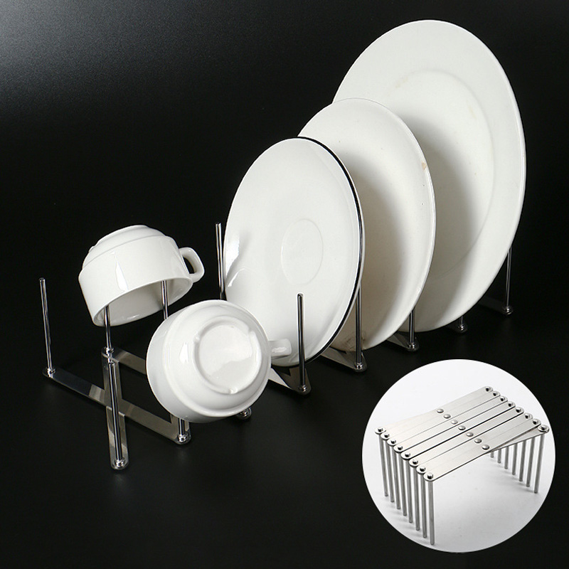 1pc Stainless Steel Dish Rack  - Kitchen Gadgets Holder บทวิจารณ์และราคา
