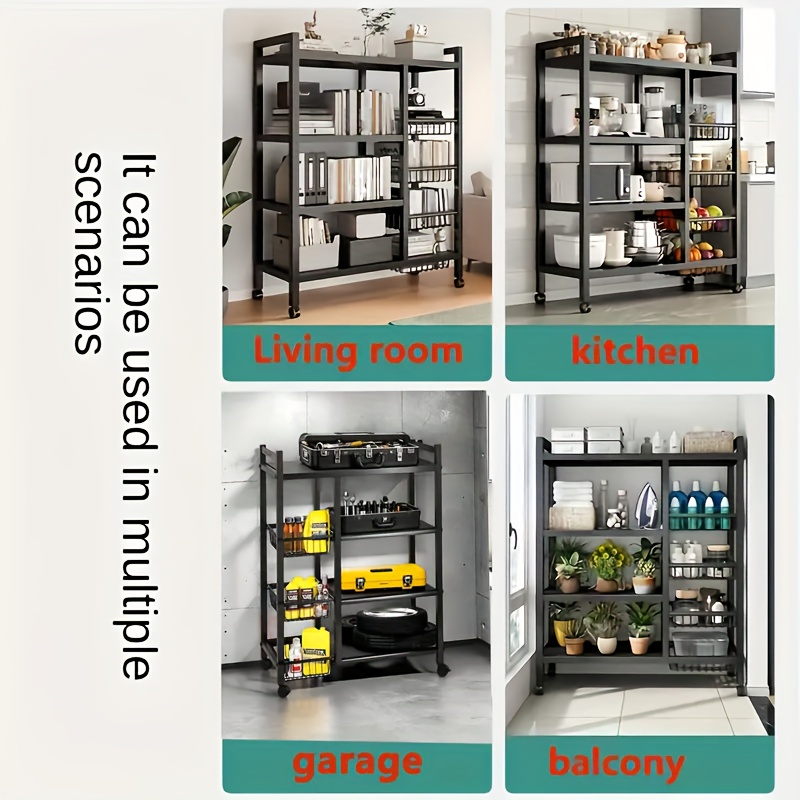us1pc Movable Storage Rack, Ad - Kitchen Gadgets Organizer บทวิจารณ์และราคา