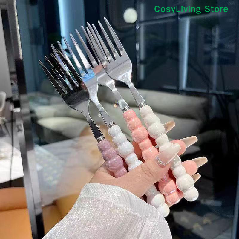 Steak Stainless Steel Fork Pea - Kitchen Gadgets Pasta บทวิจารณ์และราคา