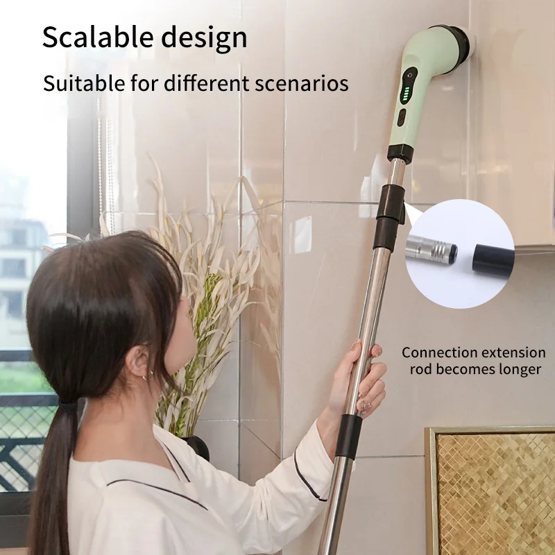 9-in-1 Electric Cleaning Brush - Kitchen Gadgets Design บทวิจารณ์และราคา