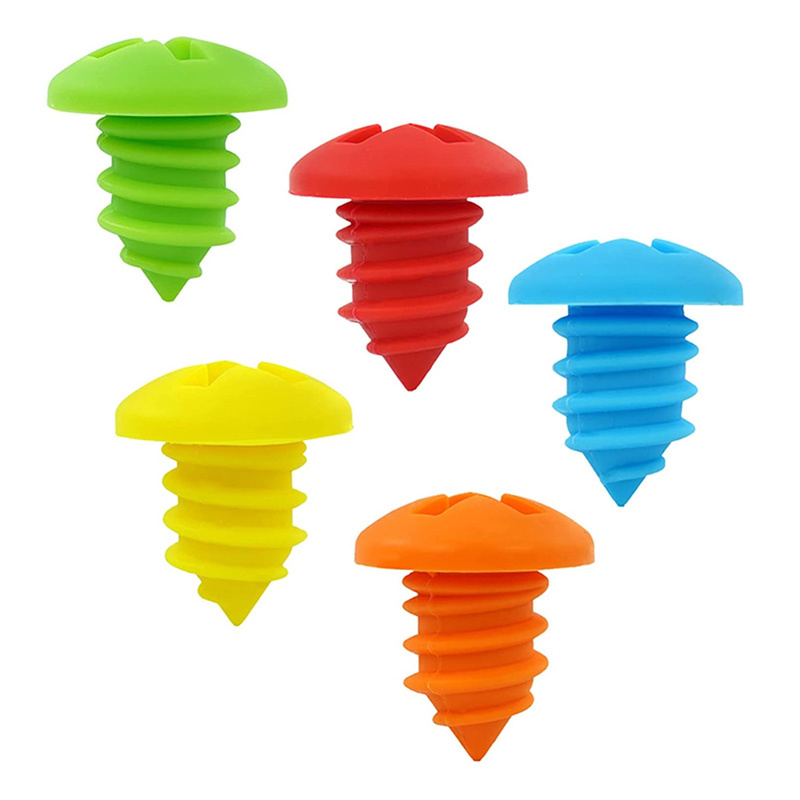200Pcs Silicone Red Wine Stopp - Kitchen Gadgets Home Party บทวิจารณ์และราคา