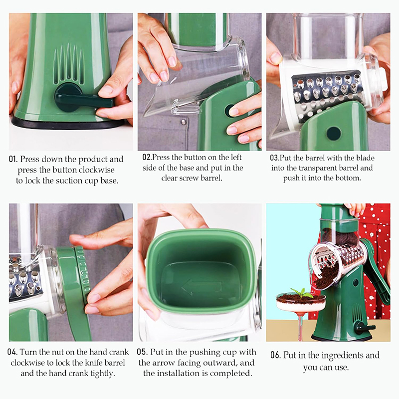 LMETJMA 5 in 1 Rotary Cheese G - Cheese Grater Box บทวิจารณ์และราคา