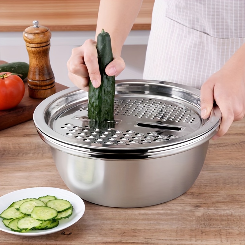 Stainless Steel Kitchen Set wi - Cheese Grater Box บทวิจารณ์และราคา