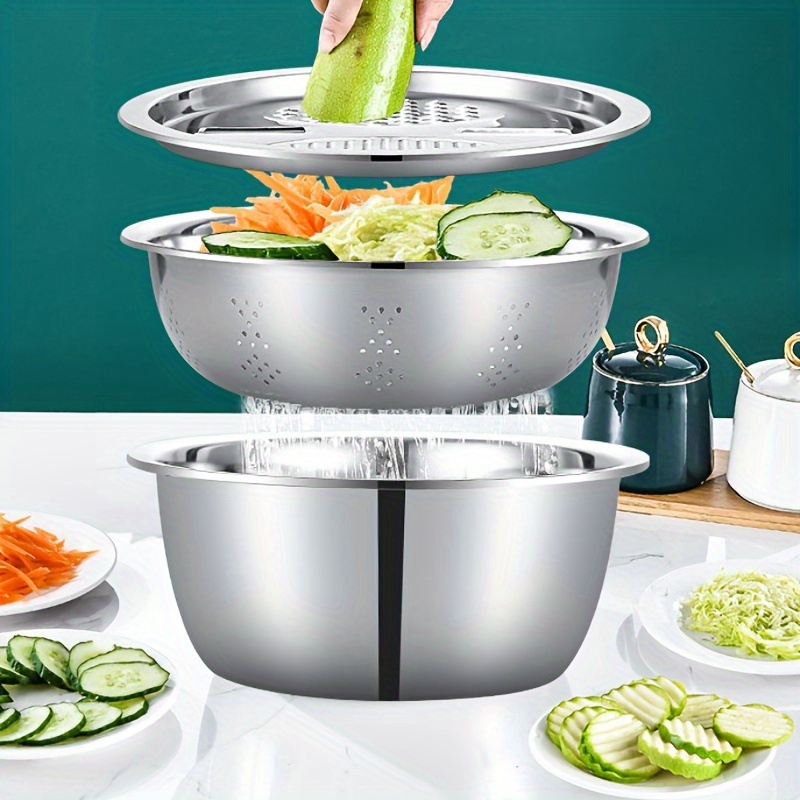 Stainless Steel Kitchen Set wi - Cheese Grater Box บทวิจารณ์และราคา