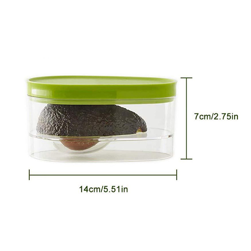 Avocado Food Storage Box Space - Kitchen Gadgets Organizer บทวิจารณ์และราคา