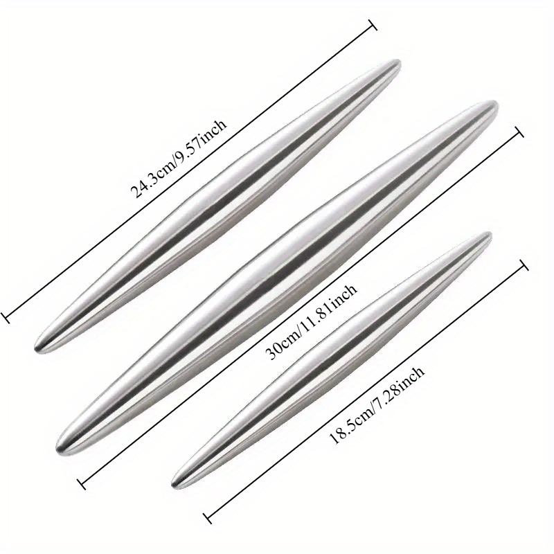 1Pc Stainless Steel Rolling Pi - Kitchen Gadgets Dumpling Maker บทวิจารณ์และราคา