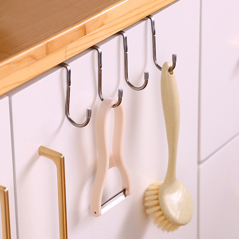 5PC 304 Stainless Steel Hook F - Kitchen Gadgets Organizer บทวิจารณ์และราคา