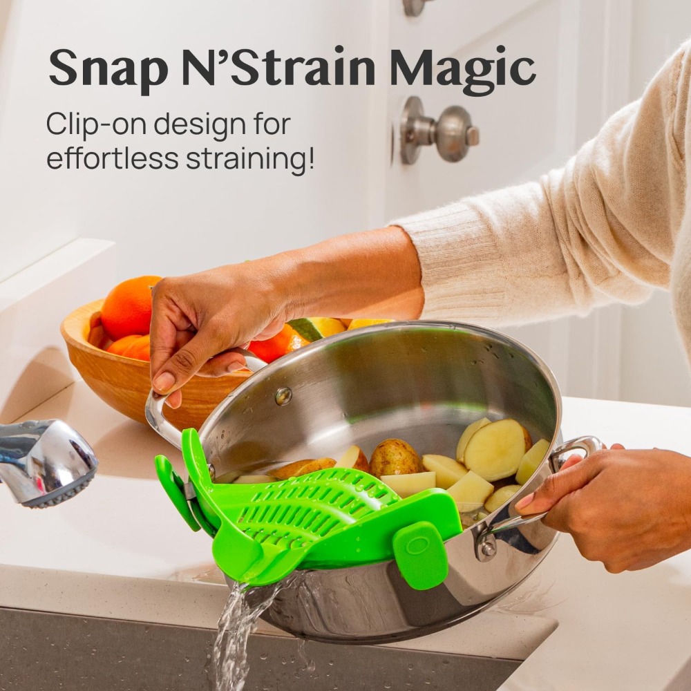 Clip On Strainer for Pots and  - Kitchen Gadgets Pasta บทวิจารณ์และราคา