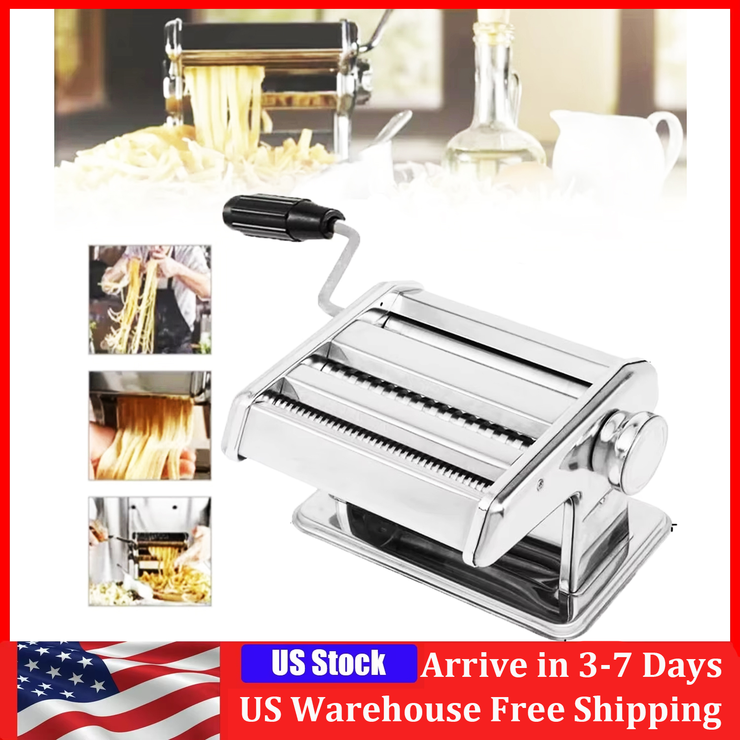 Pasta Maker Machine Stainless  - Kitchen Gadgets Dumpling Maker บทวิจารณ์และราคา