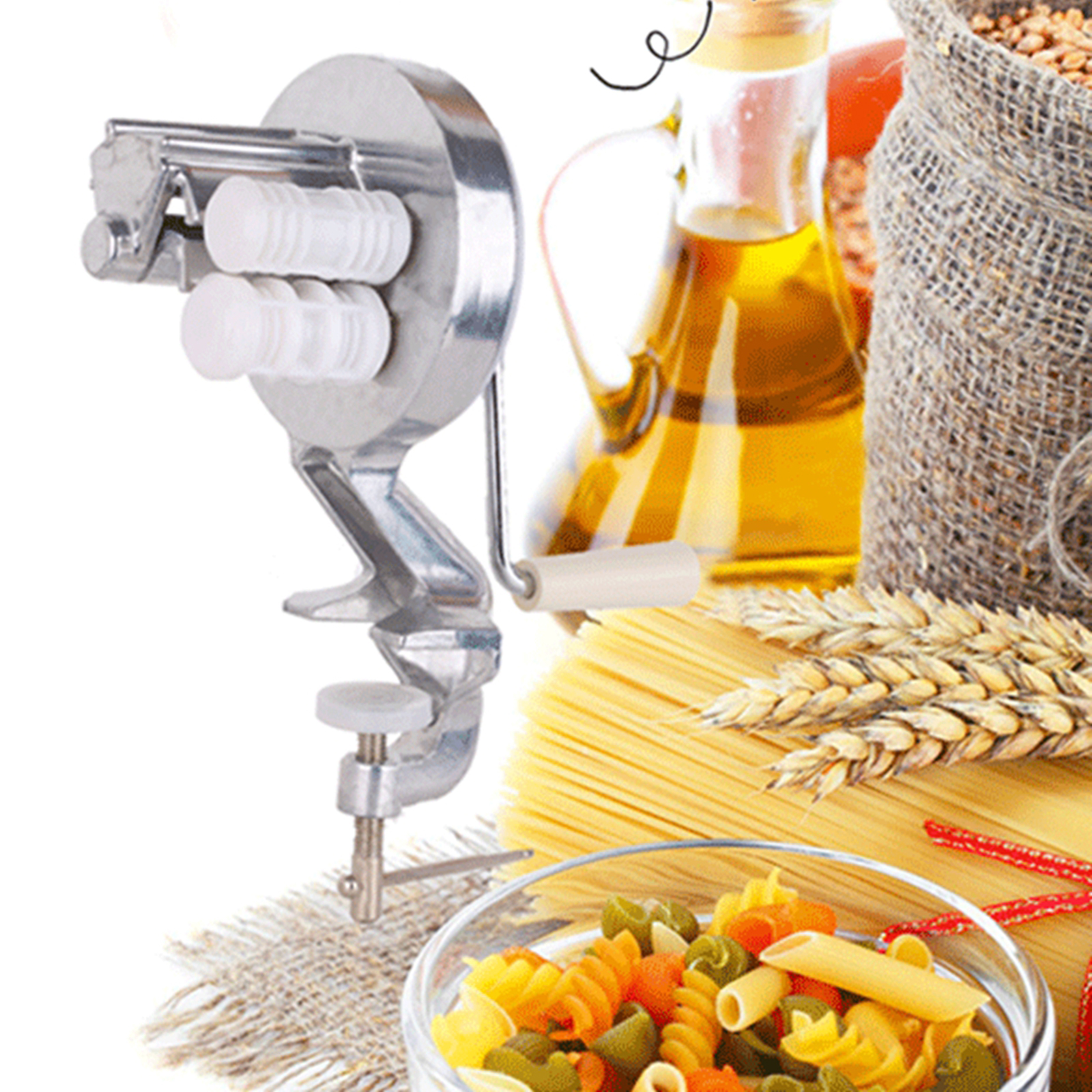 Hand Press Pasta Maker Machine - Kitchen Gadgets Pasta บทวิจารณ์และราคา