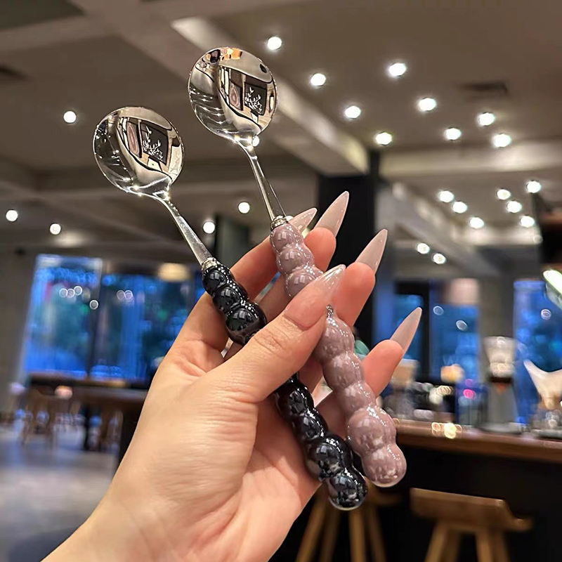 Pearl Handle Spoon Stainless S - Kitchen Gadgets Everyone Needs บทวิจารณ์และราคา