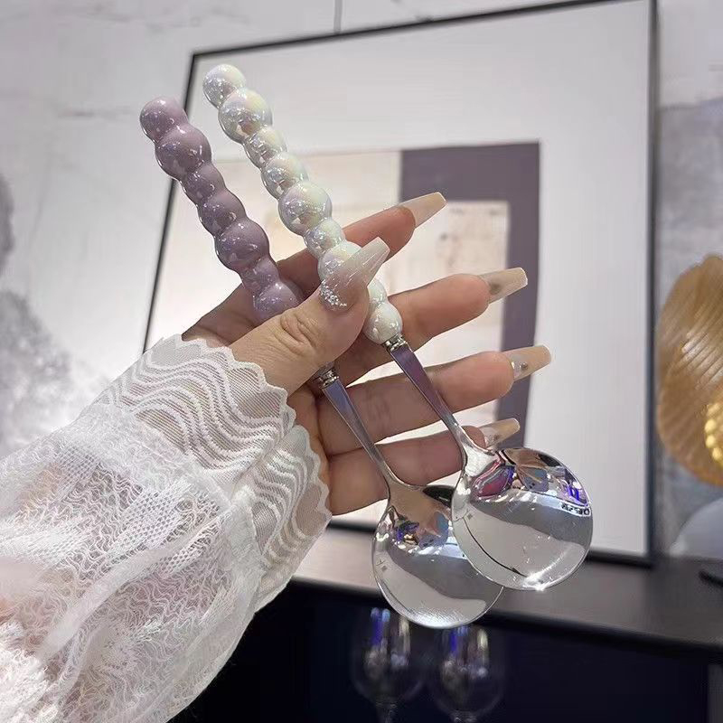 Pearl Handle Spoon Stainless S - Kitchen Gadgets Everyone Needs บทวิจารณ์และราคา