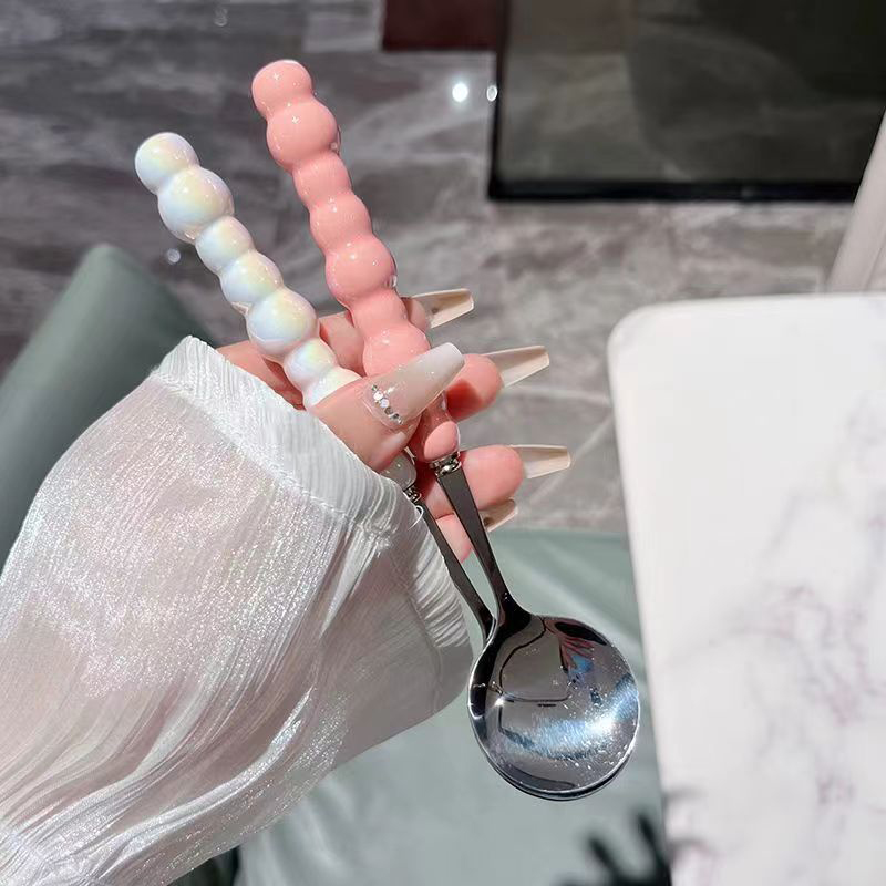 Pearl Handle Spoon Stainless S - Kitchen Gadgets Everyone Needs บทวิจารณ์และราคา
