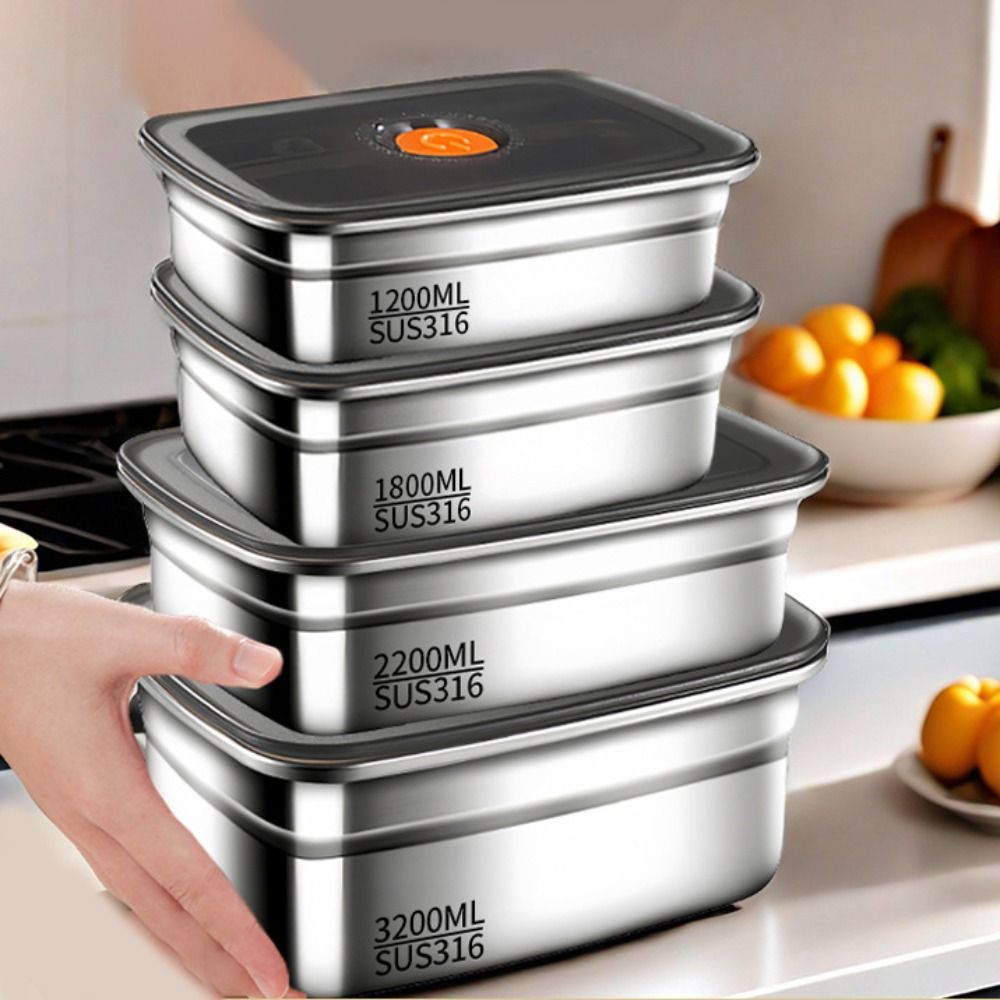 Stainless Steel Lunch Box Bent - Kitchen Gadgets Everyone Needs บทวิจารณ์และราคา