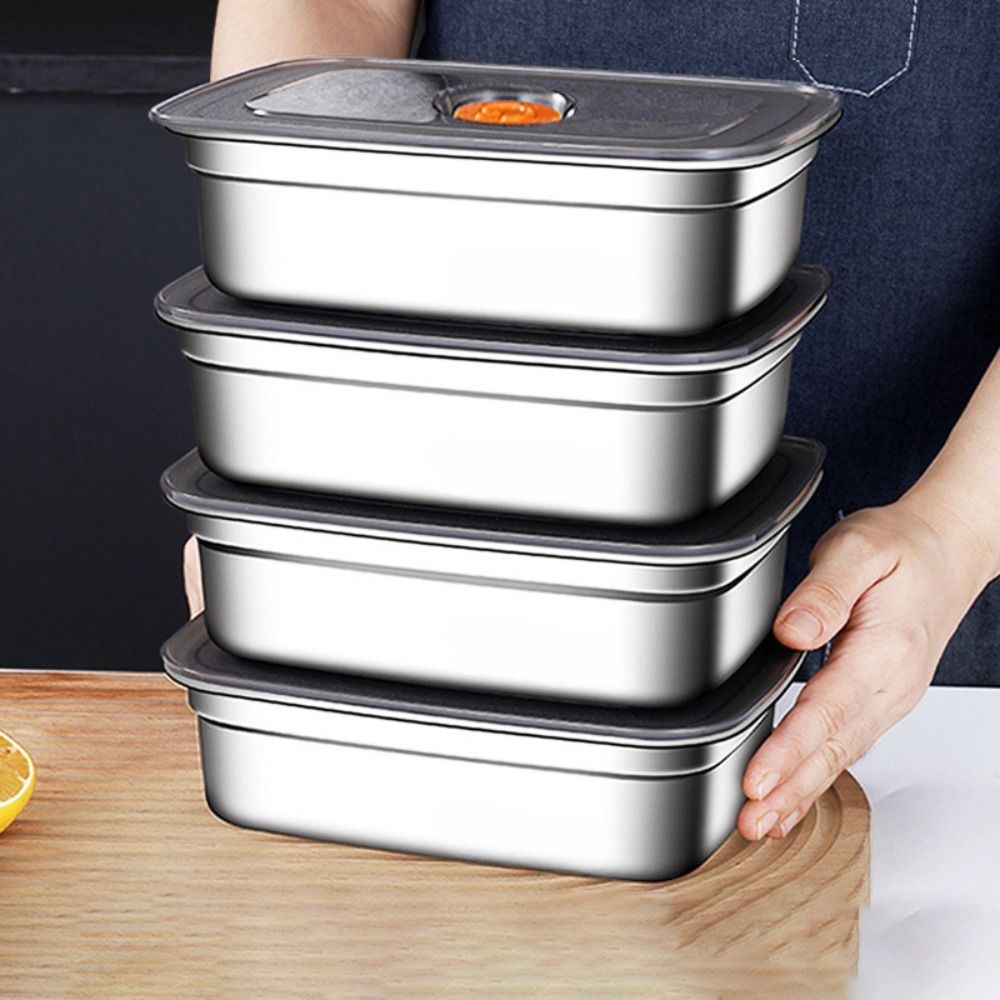 Stainless Steel Lunch Box Bent - Kitchen Gadgets Everyone Needs บทวิจารณ์และราคา