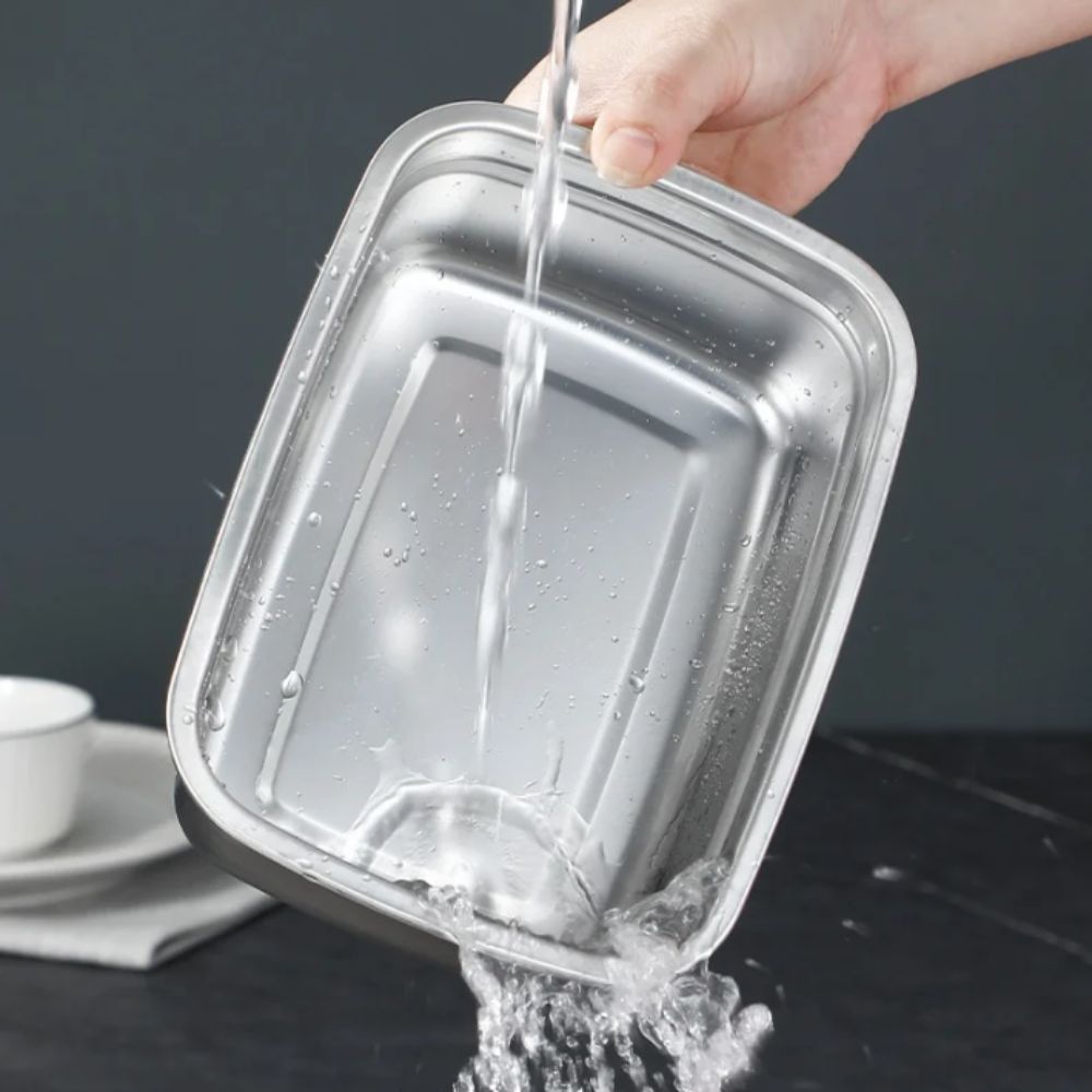 Stainless Steel Lunch Box Bent - Kitchen Gadgets Everyone Needs บทวิจารณ์และราคา