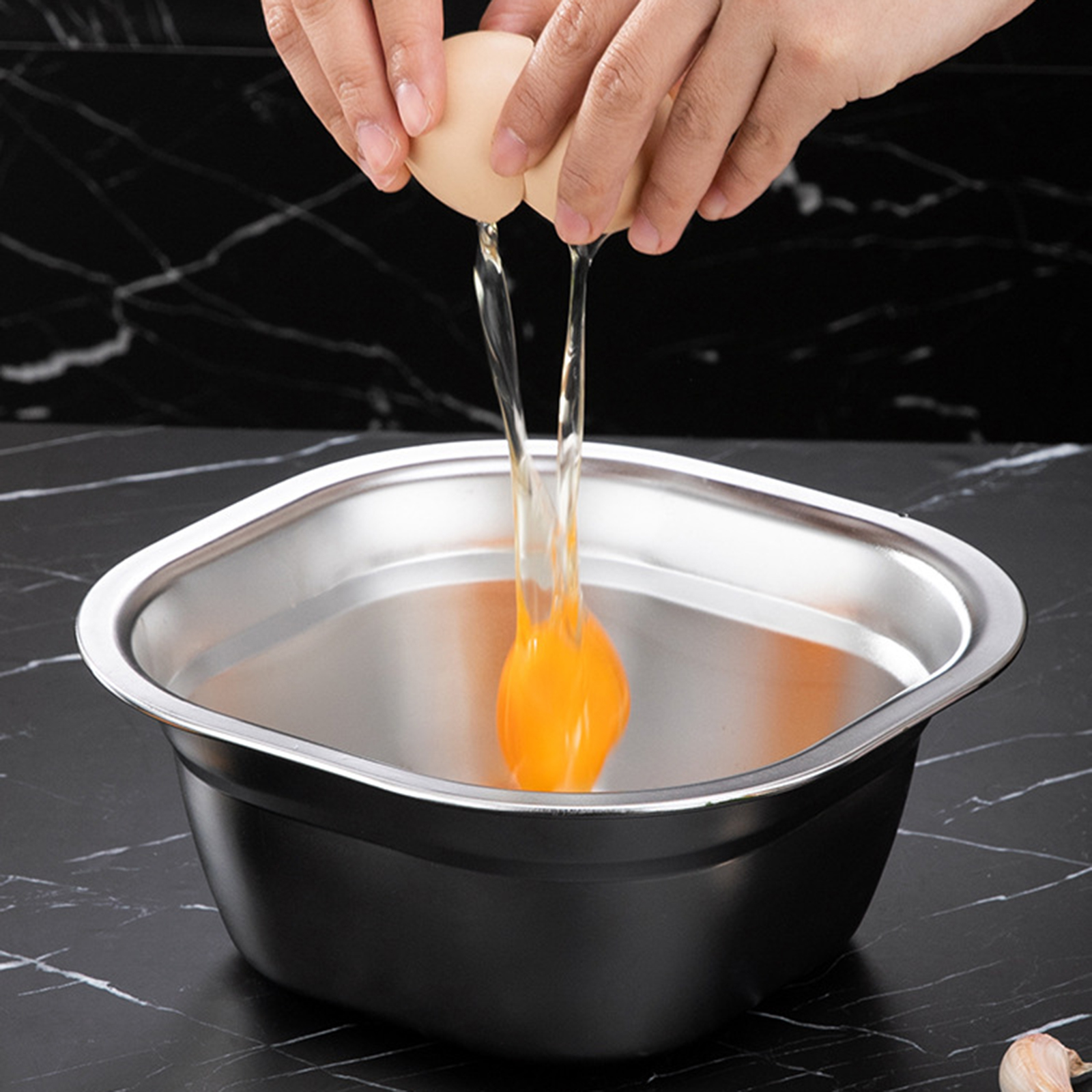 Stainless Steel Square Basin V - Kitchen Gadgets Organizer บทวิจารณ์และราคา