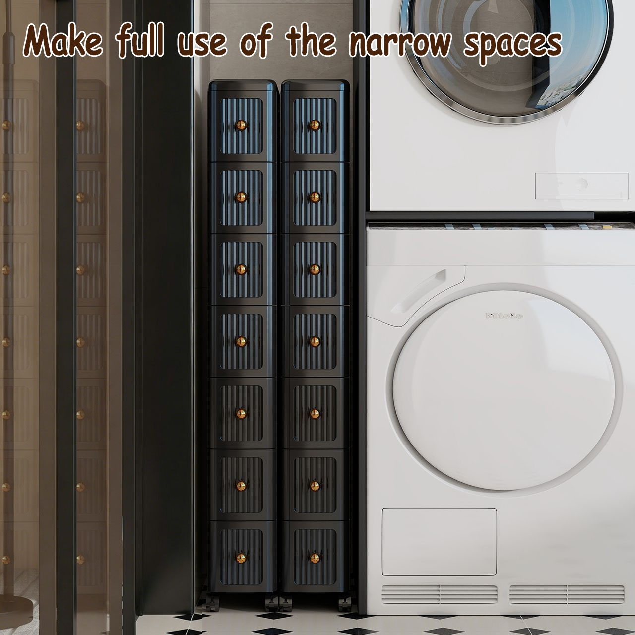 15CM Narrow Gap Drawer Storage - Kitchen Gadgets Organizer บทวิจารณ์และราคา