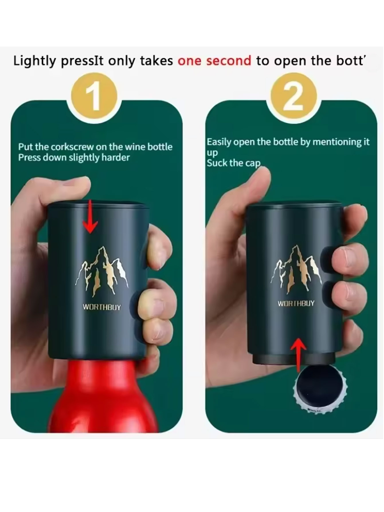 1Pcs Automatic Beer Bottle Ope - Kitchen Gadgets Design บทวิจารณ์และราคา