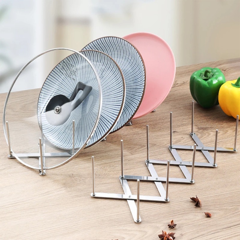 Foldable Stainless Steel Pot L - Kitchen Gadgets Holder บทวิจารณ์และราคา