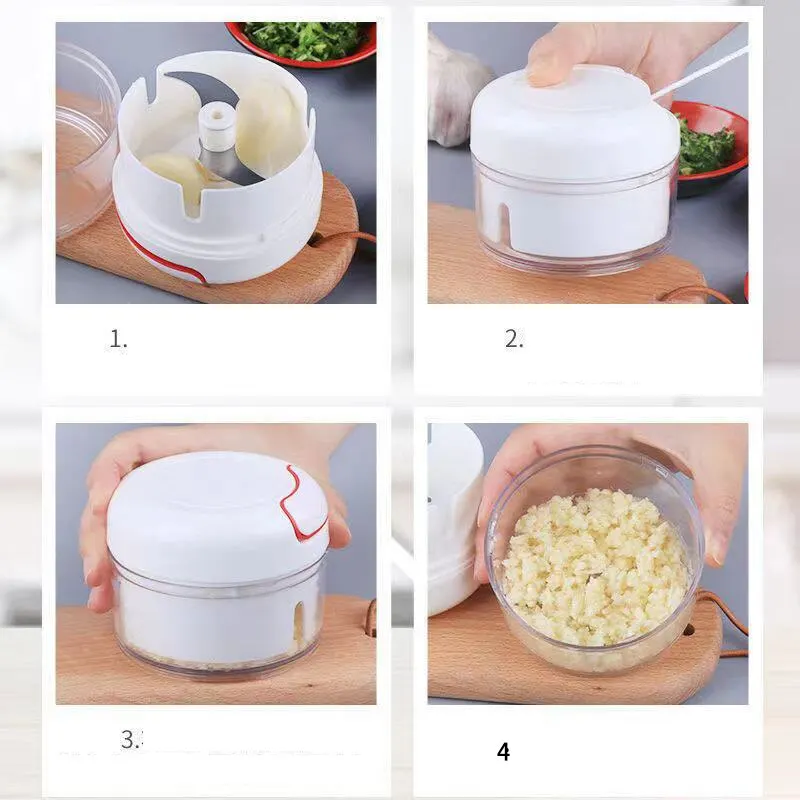 Plastic Garlic Crusher Press V - Kitchen Gadgets Everyone Needs บทวิจารณ์และราคา