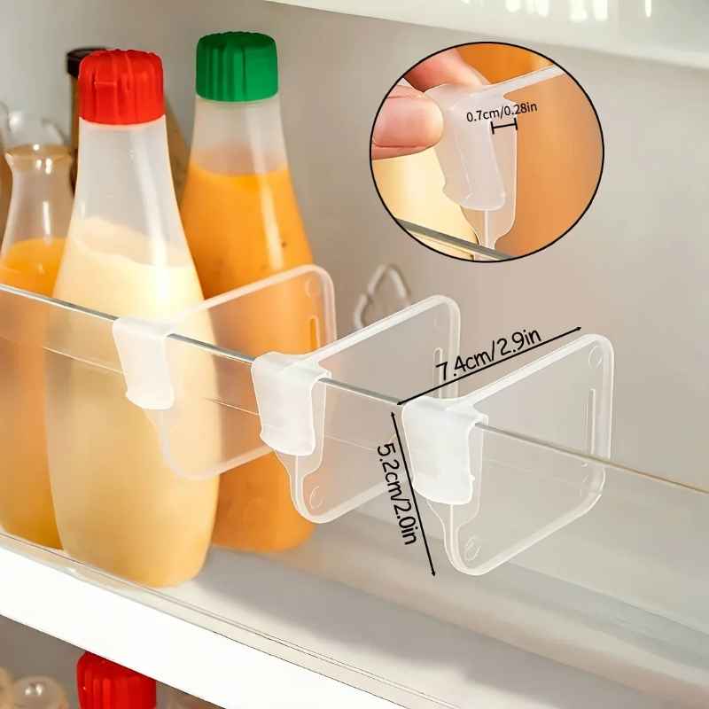 5 10 15 20PCS Sturdy Clear Ref - Kitchen Gadgets Organizer บทวิจารณ์และราคา