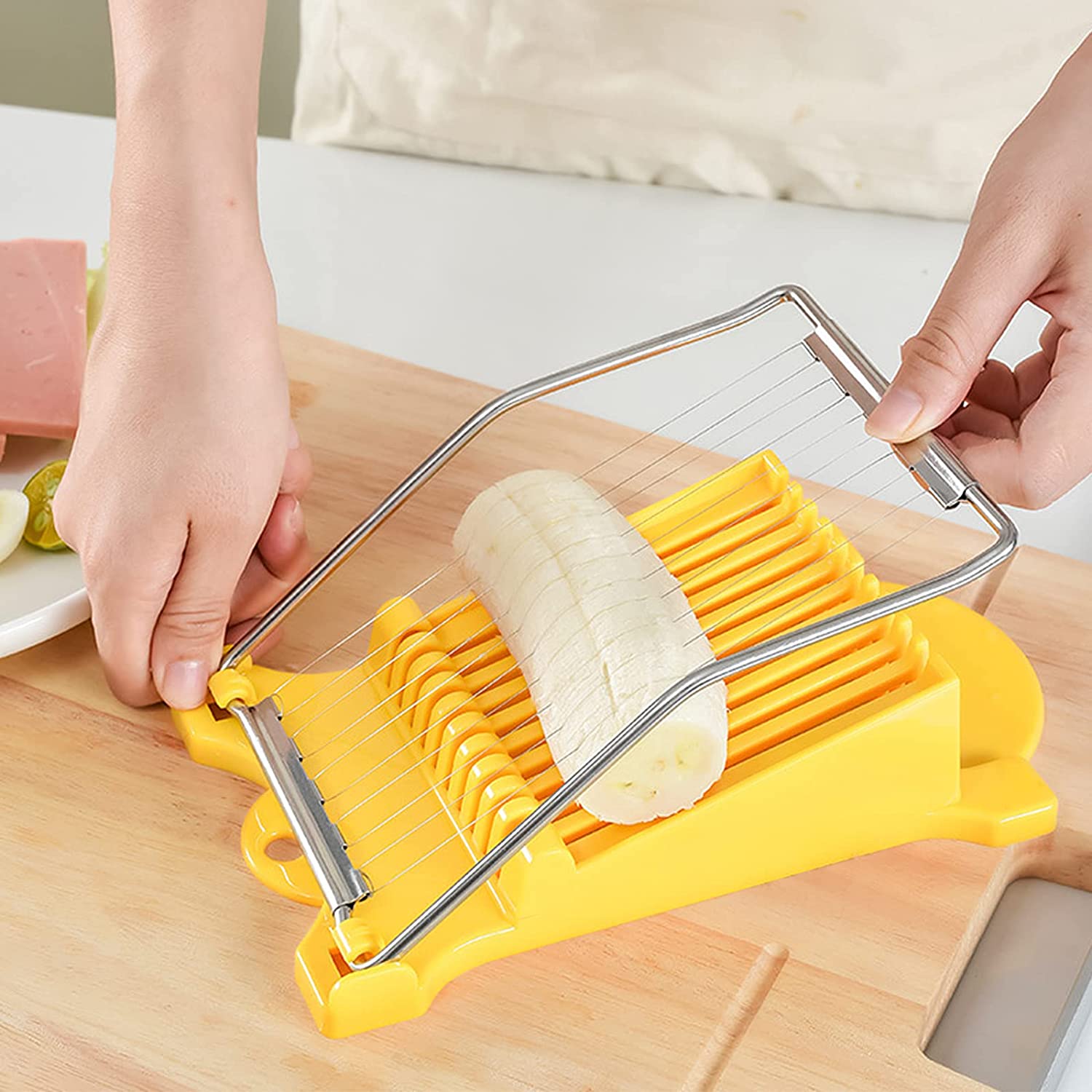 Luncheon Meat Egg Cutter Stain - Cheese Grater Box บทวิจารณ์และราคา